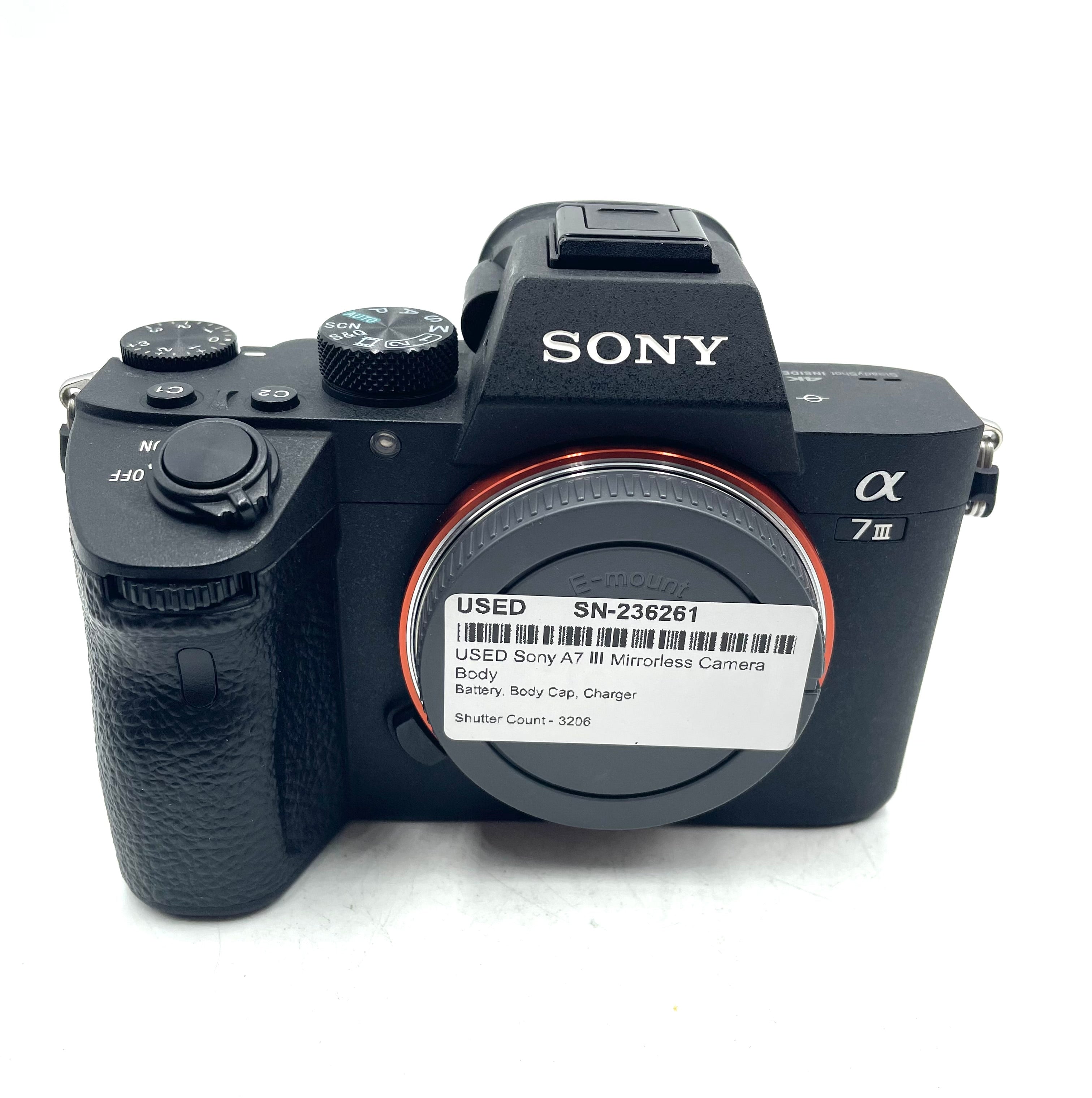 USED Sony A7 III Mirrorless Camera Body