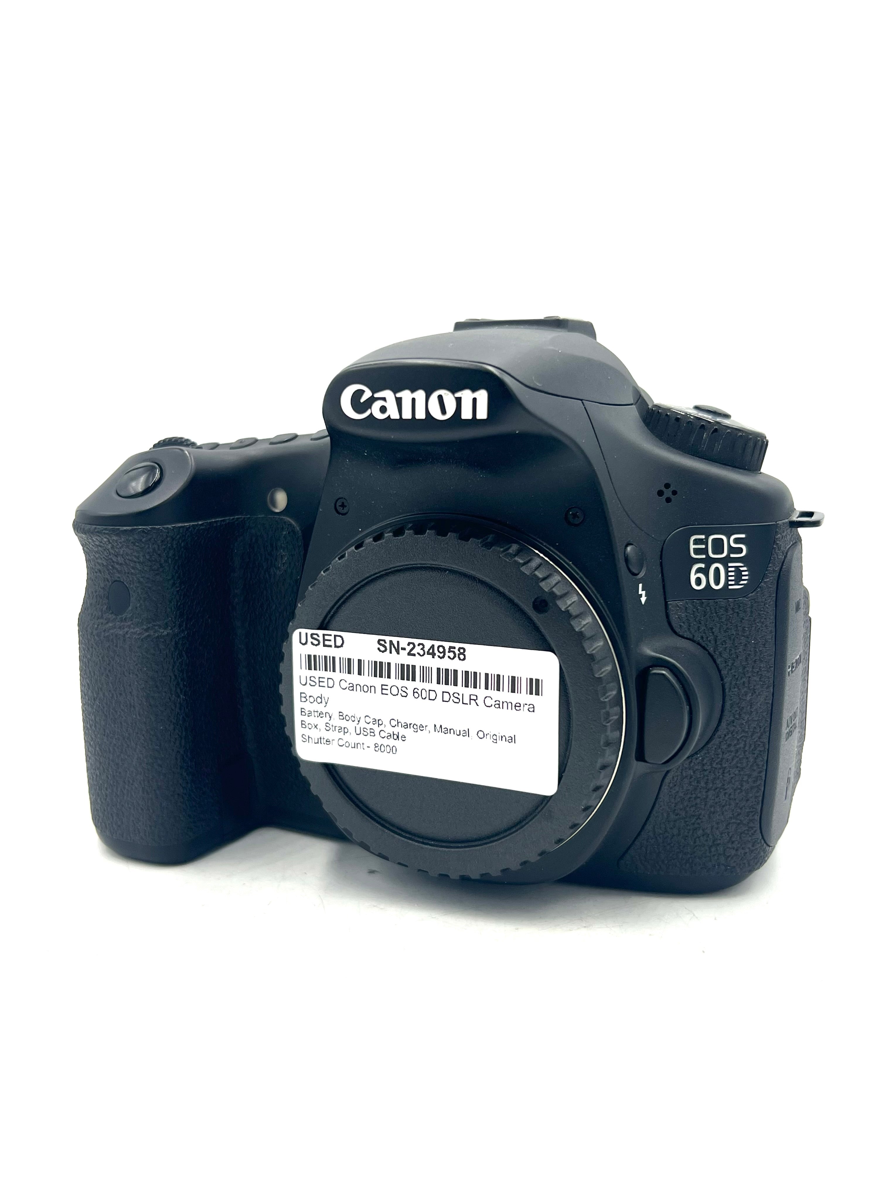 USED Canon EOS 60D DSLR Camera Body