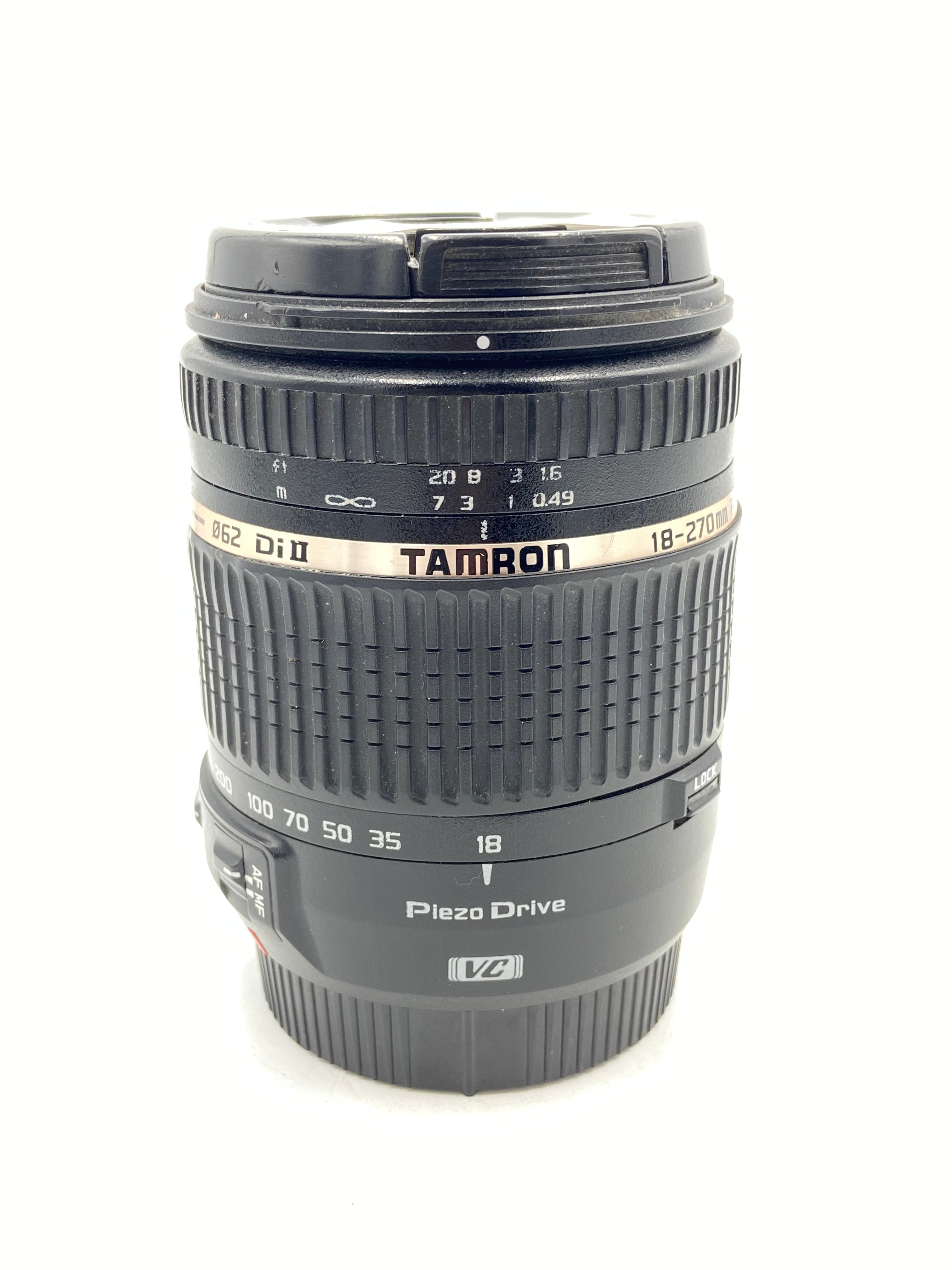 USED Tamron 18-270mm F3.5-6.3 Di II VC PZD AF Lens (C-EFs)