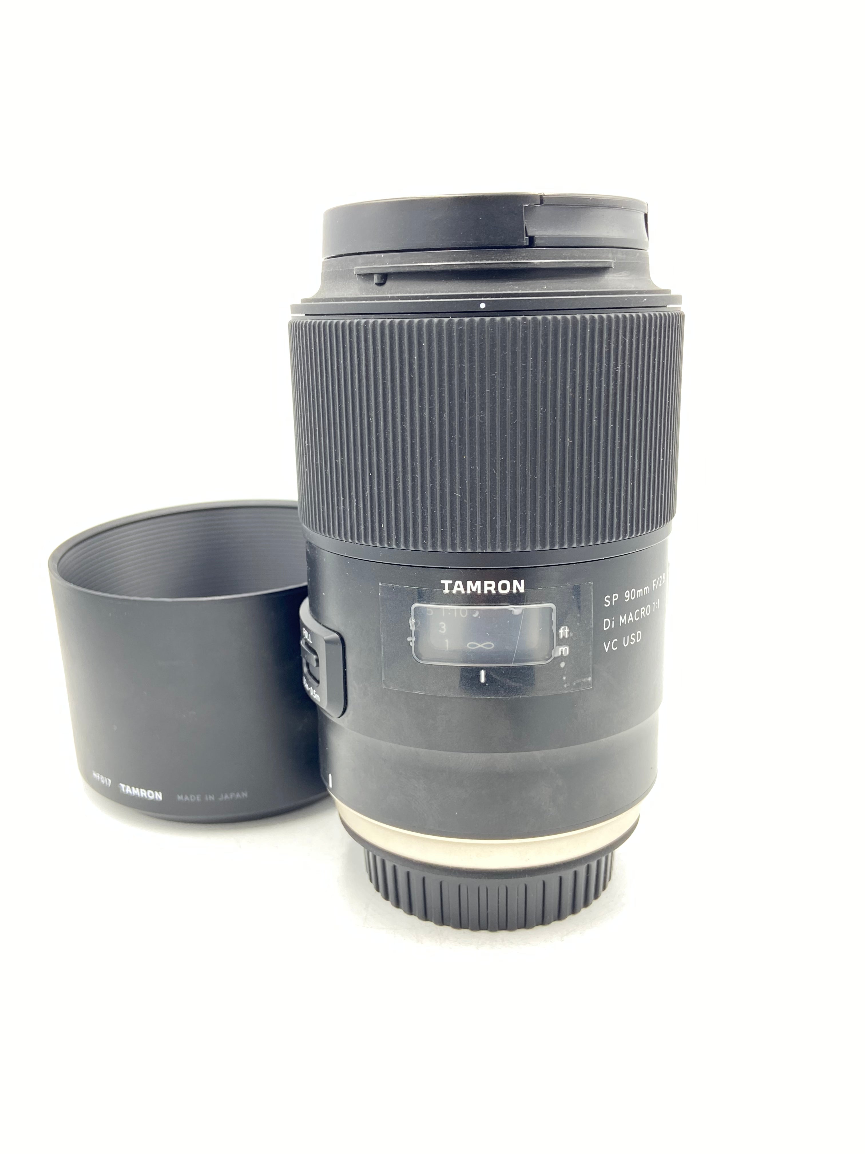 USED Tamron SP 90mm F2.8 Di Macro1:1 VC USD Lens (C-EF)