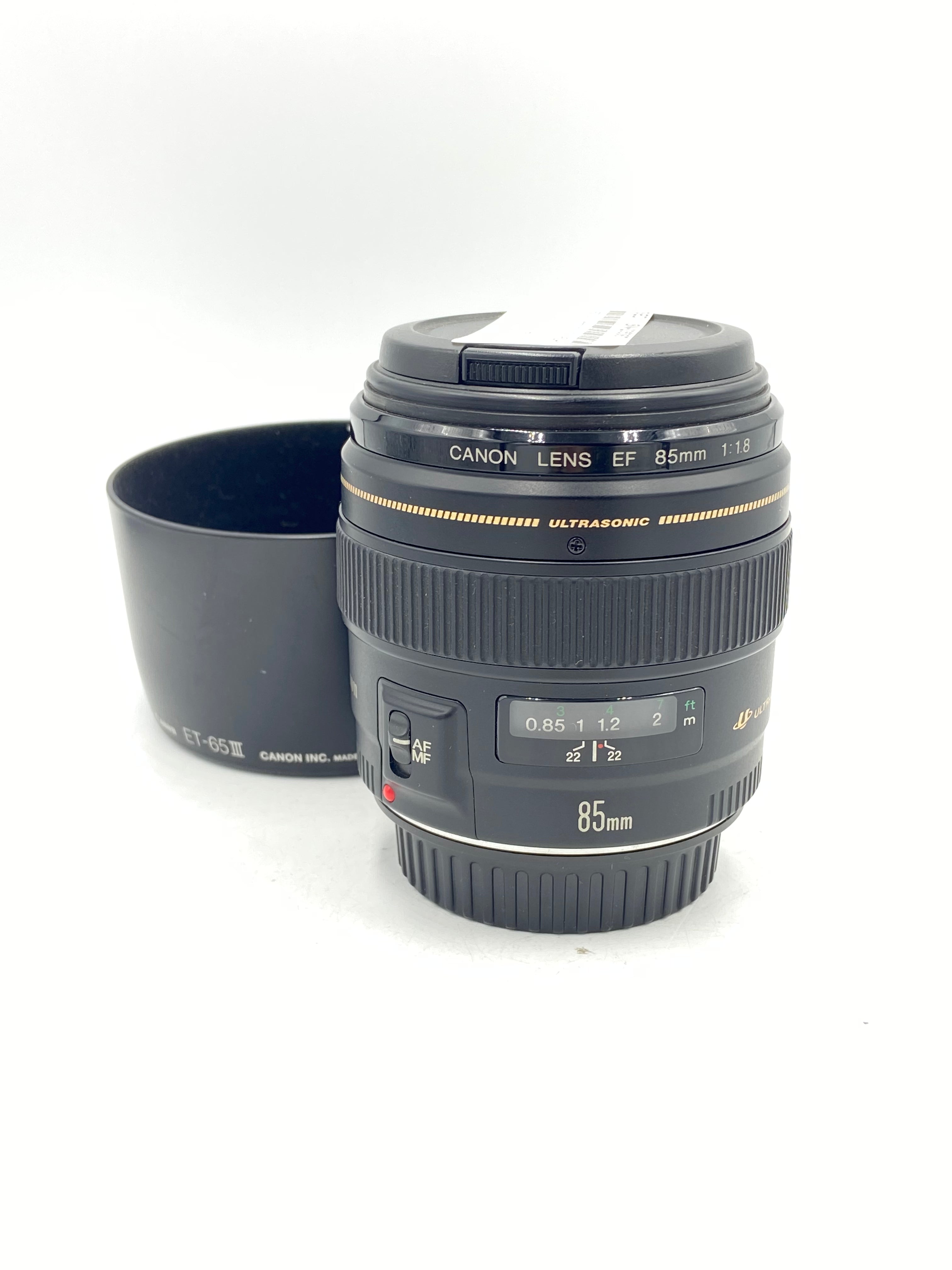 USED Canon 85mm f1.8 USM AF Lens