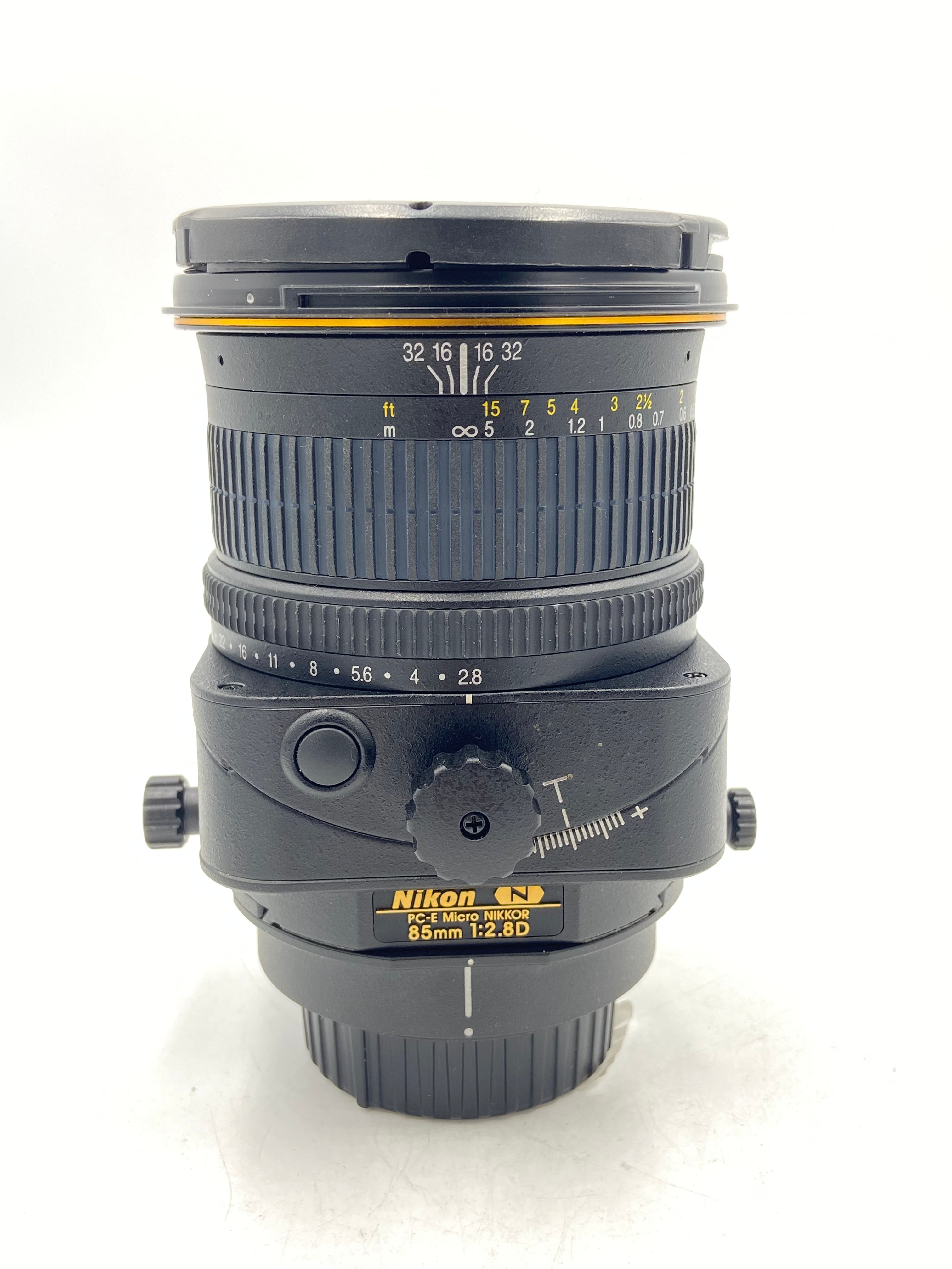 USED Nikon 85mm F2.8D PC-E Micro ED Lens