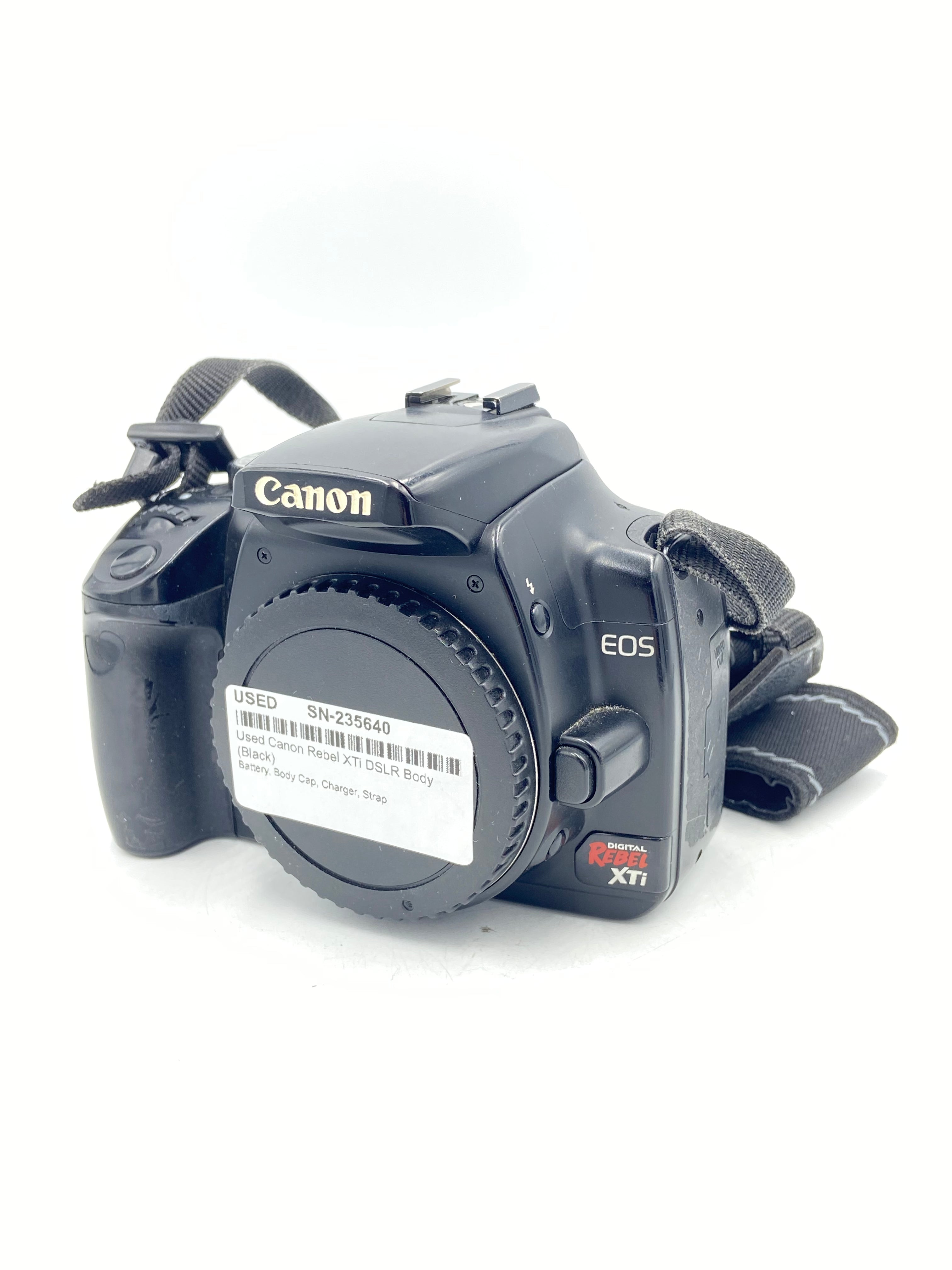 Used Canon Rebel XTi DSLR Body (Black)