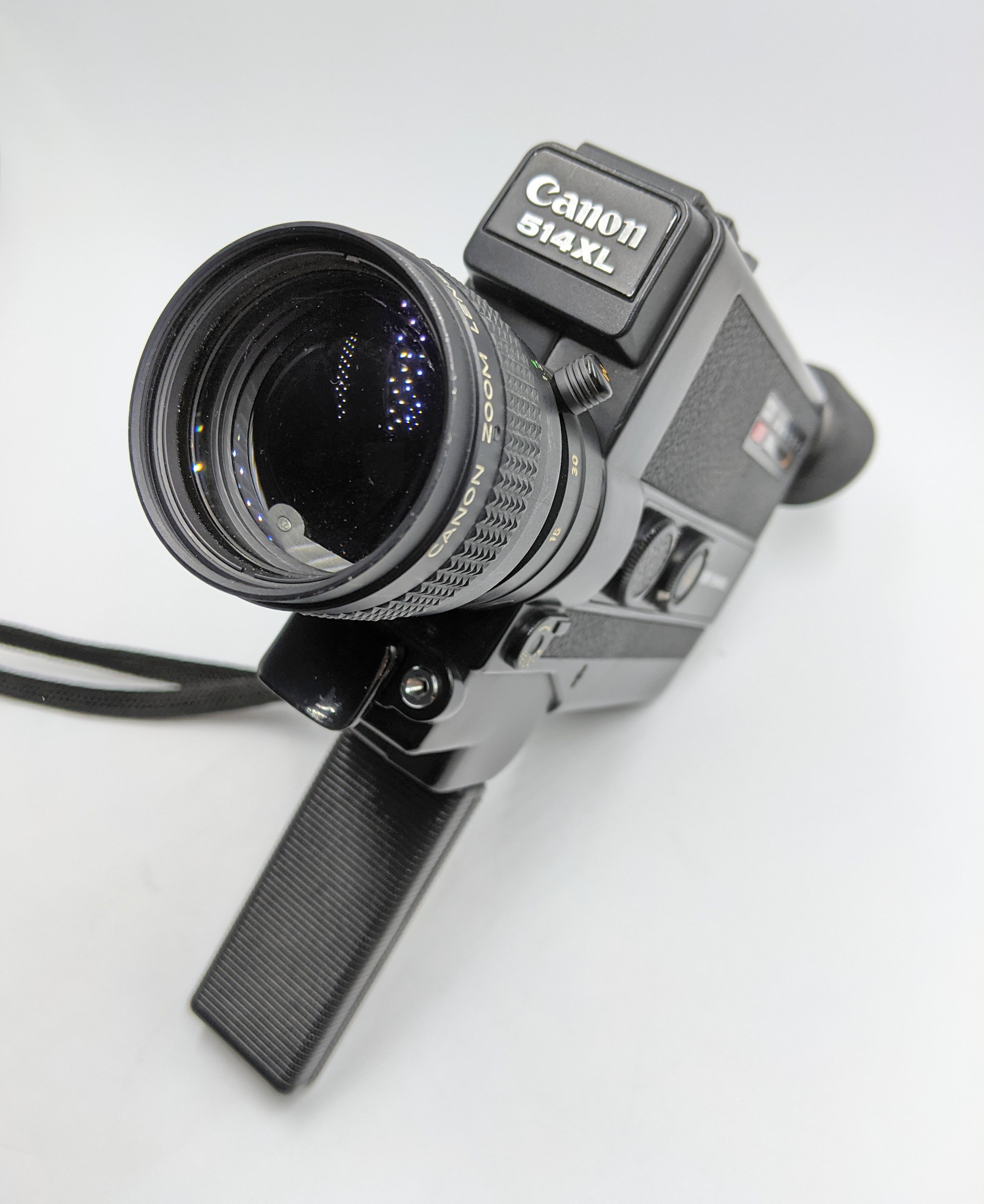 Used Canon 514 XL Super8 Movie Camera Zoom 9-45mm F/1.4 Lens