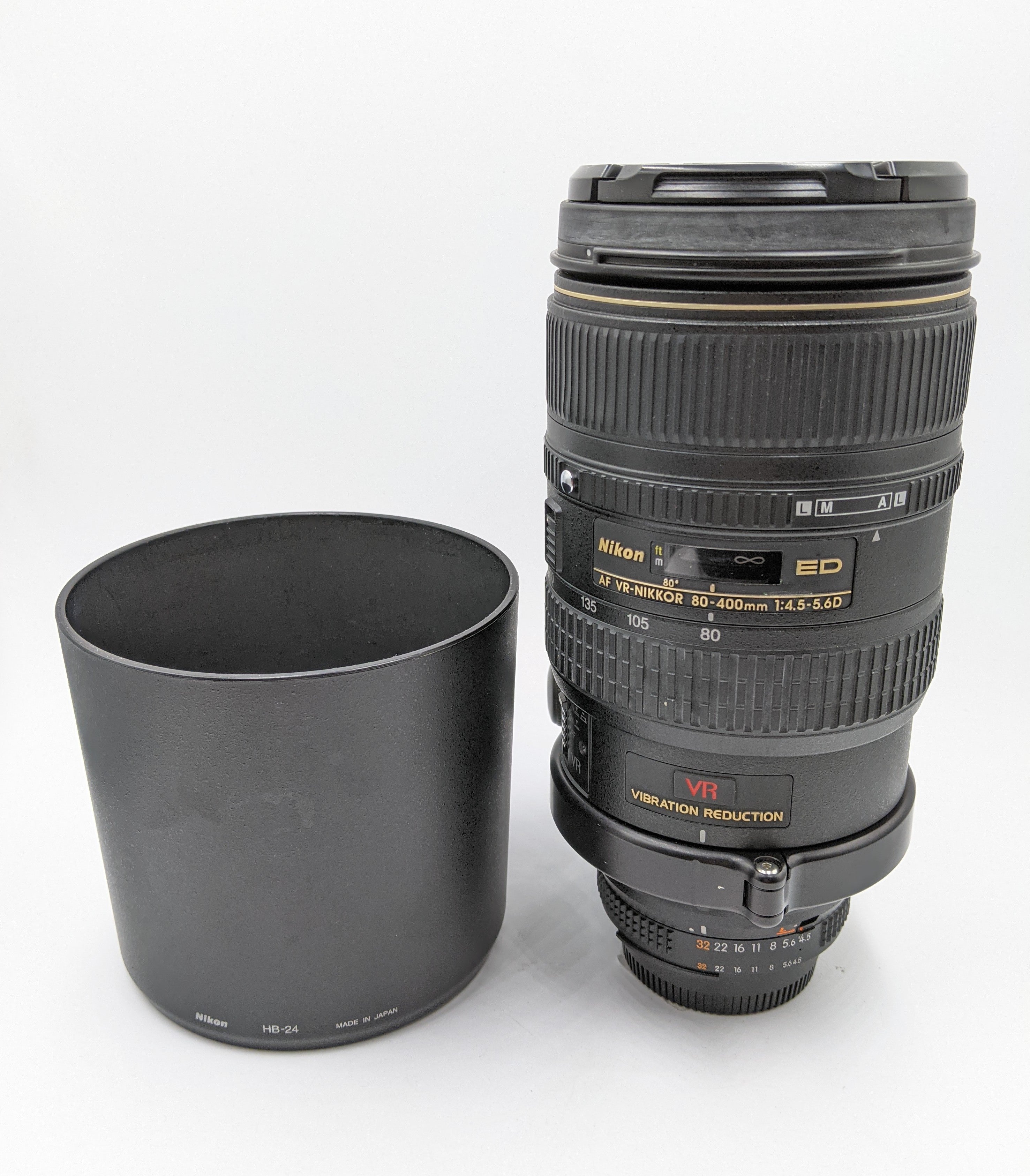 USED Nikon 80-400mm F4.5-5.6 D VR ED AF