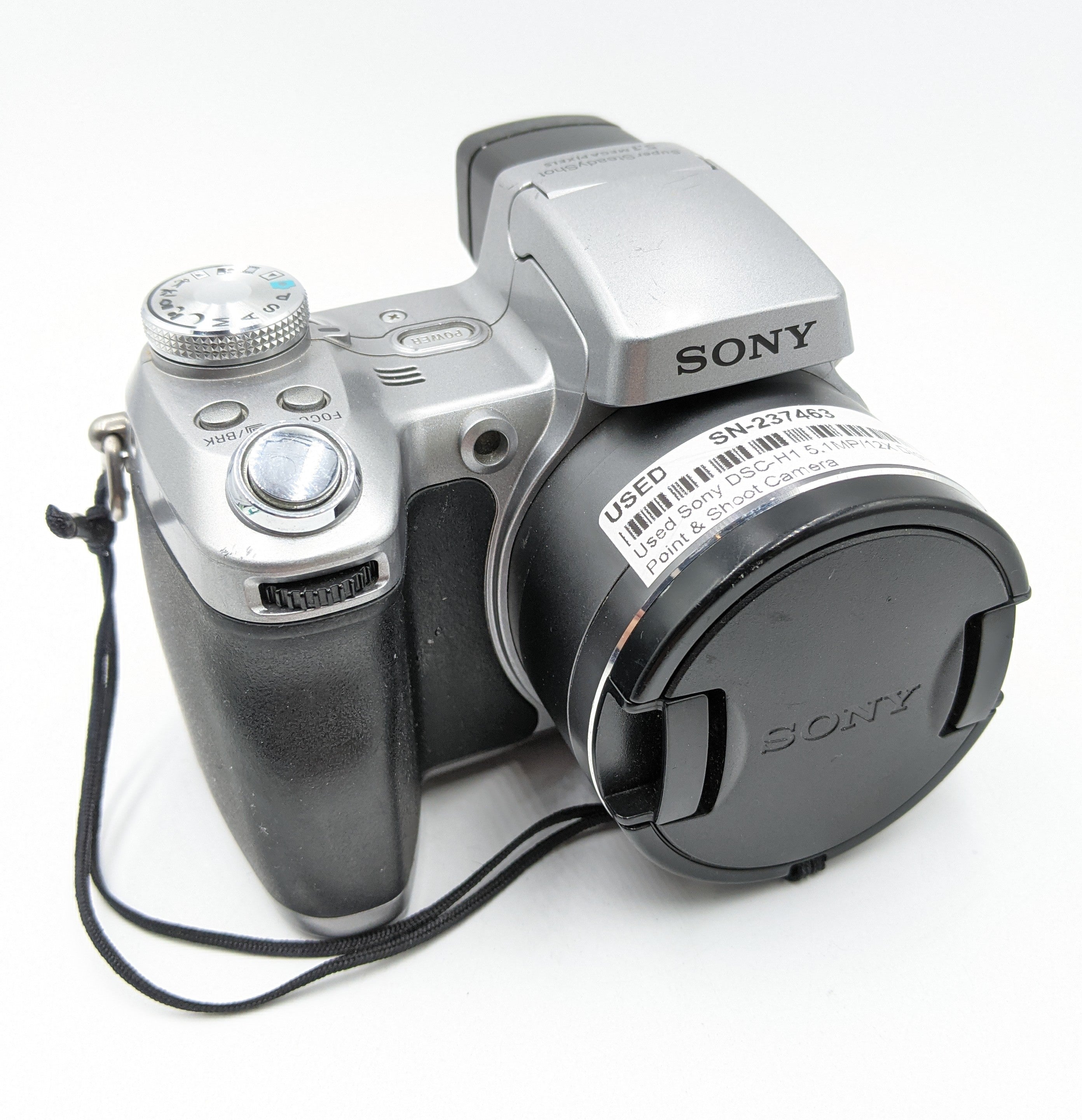 Used Sony DSC-H1 5.1MP/12X Digital Point & Shoot Camera