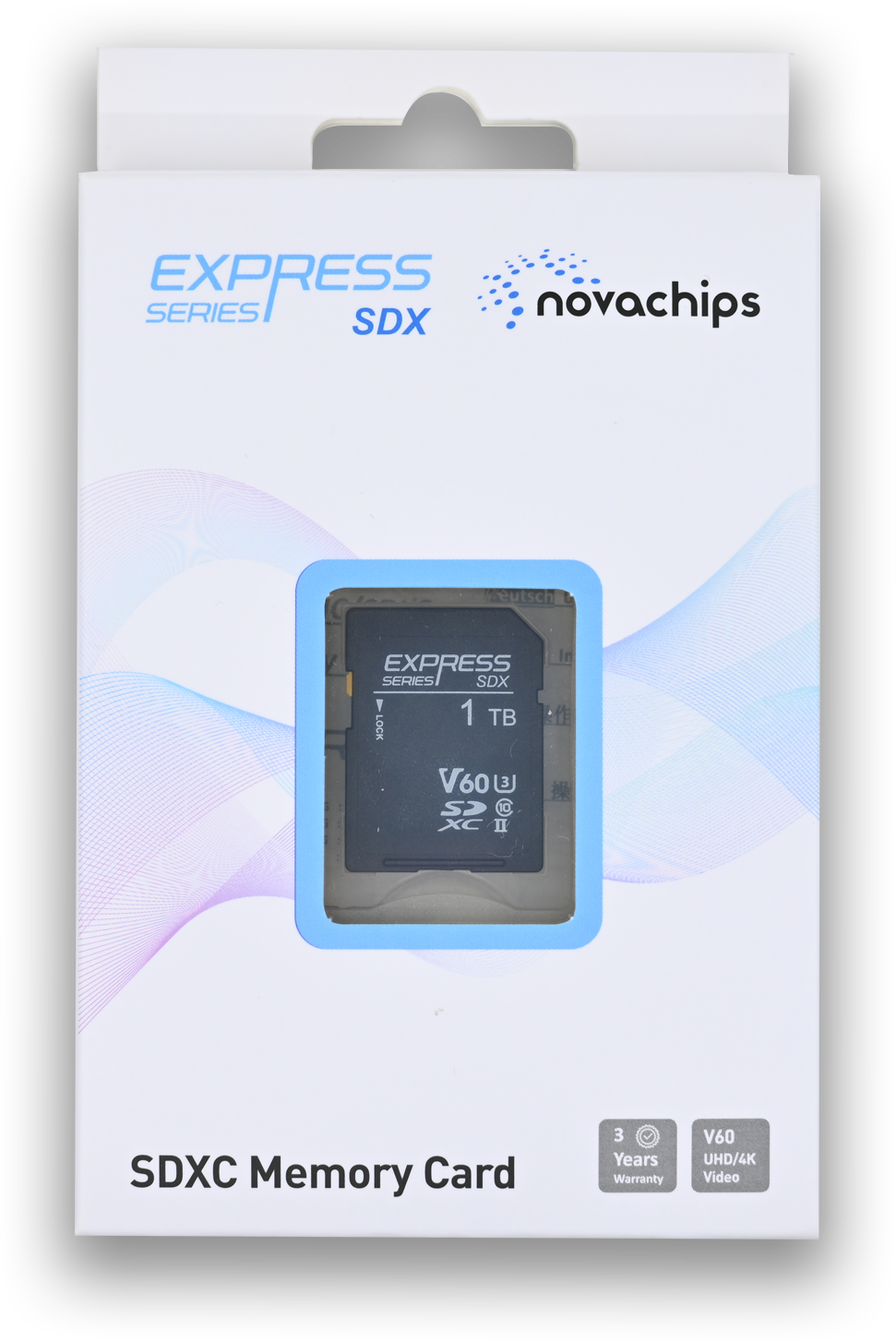 novachips 1TB SDXC UHS-II V60 Memory Card