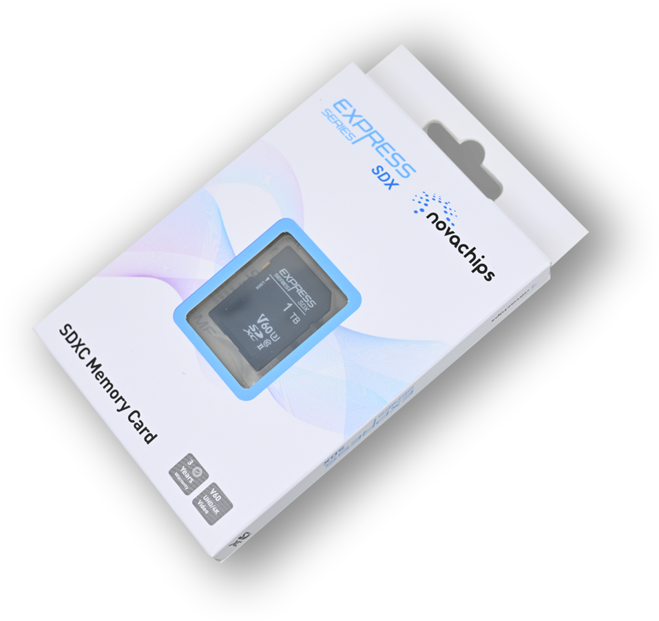 novachips 1TB SDXC UHS-II V60 Memory Card