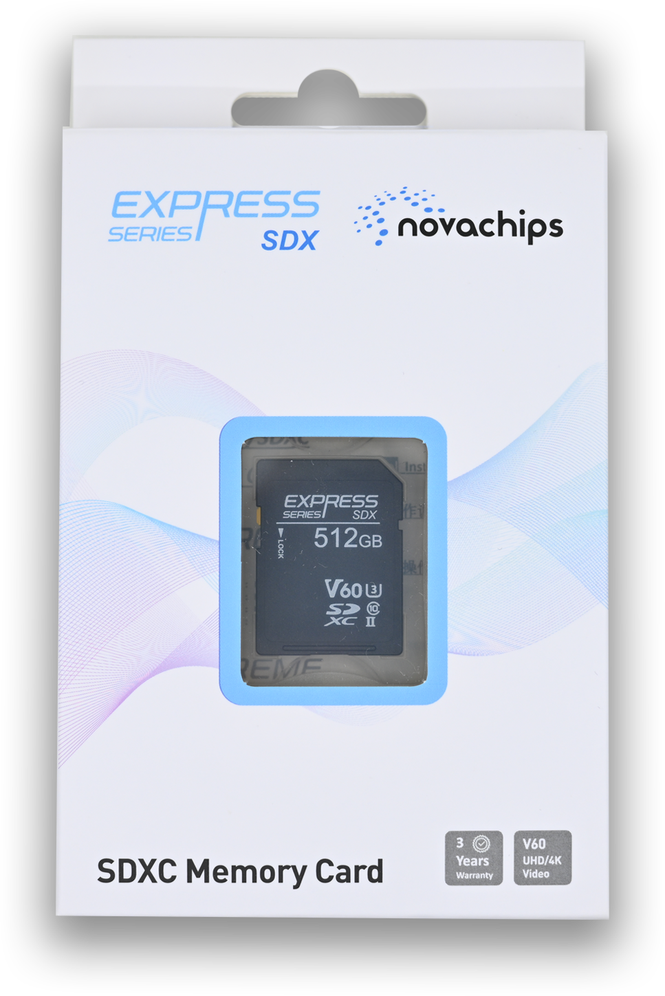 novachips 512GB SDXC UHS-II V60 Memory Card