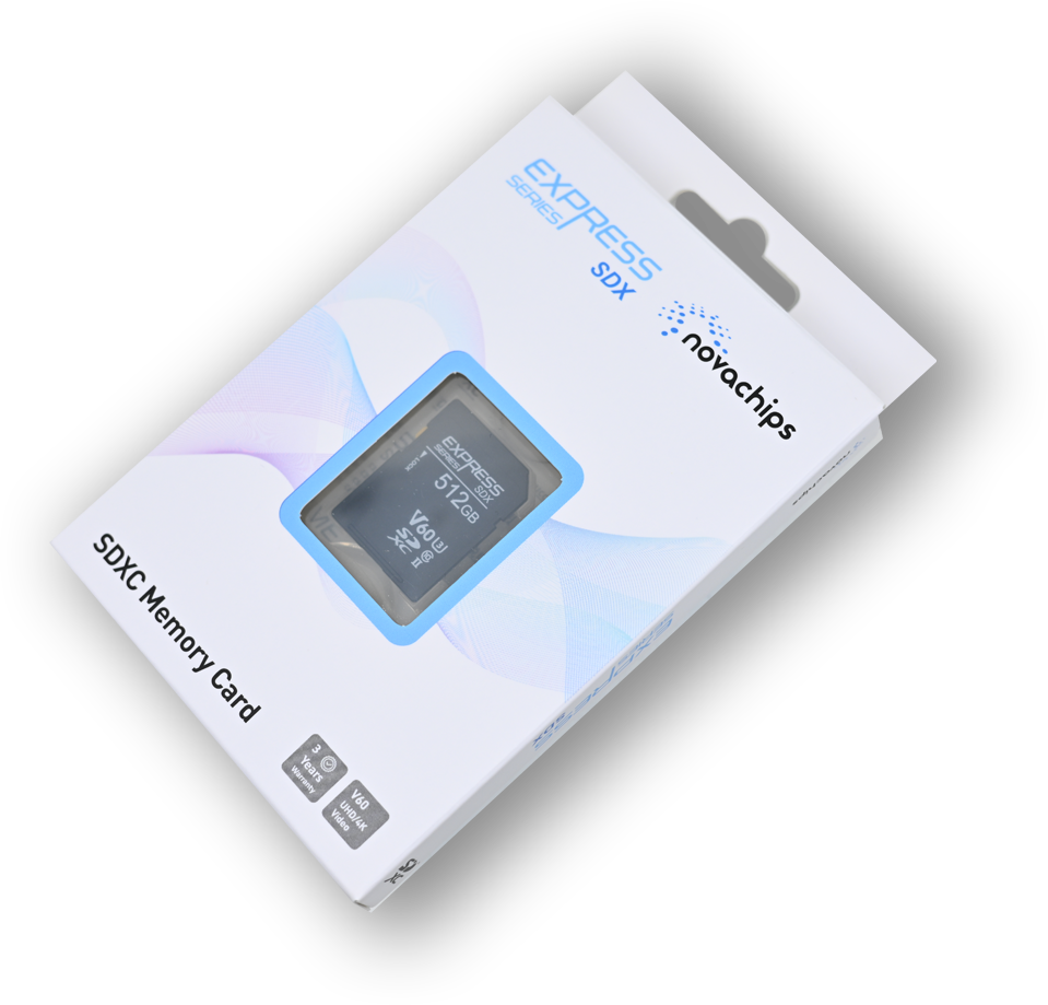 novachips 512GB SDXC UHS-II V60 Memory Card