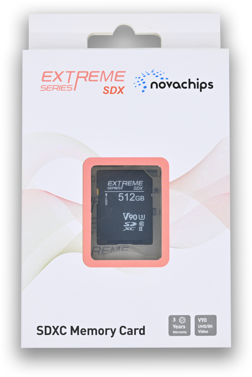 novachips 512GB SDXC UHS-II V90 Memory Card