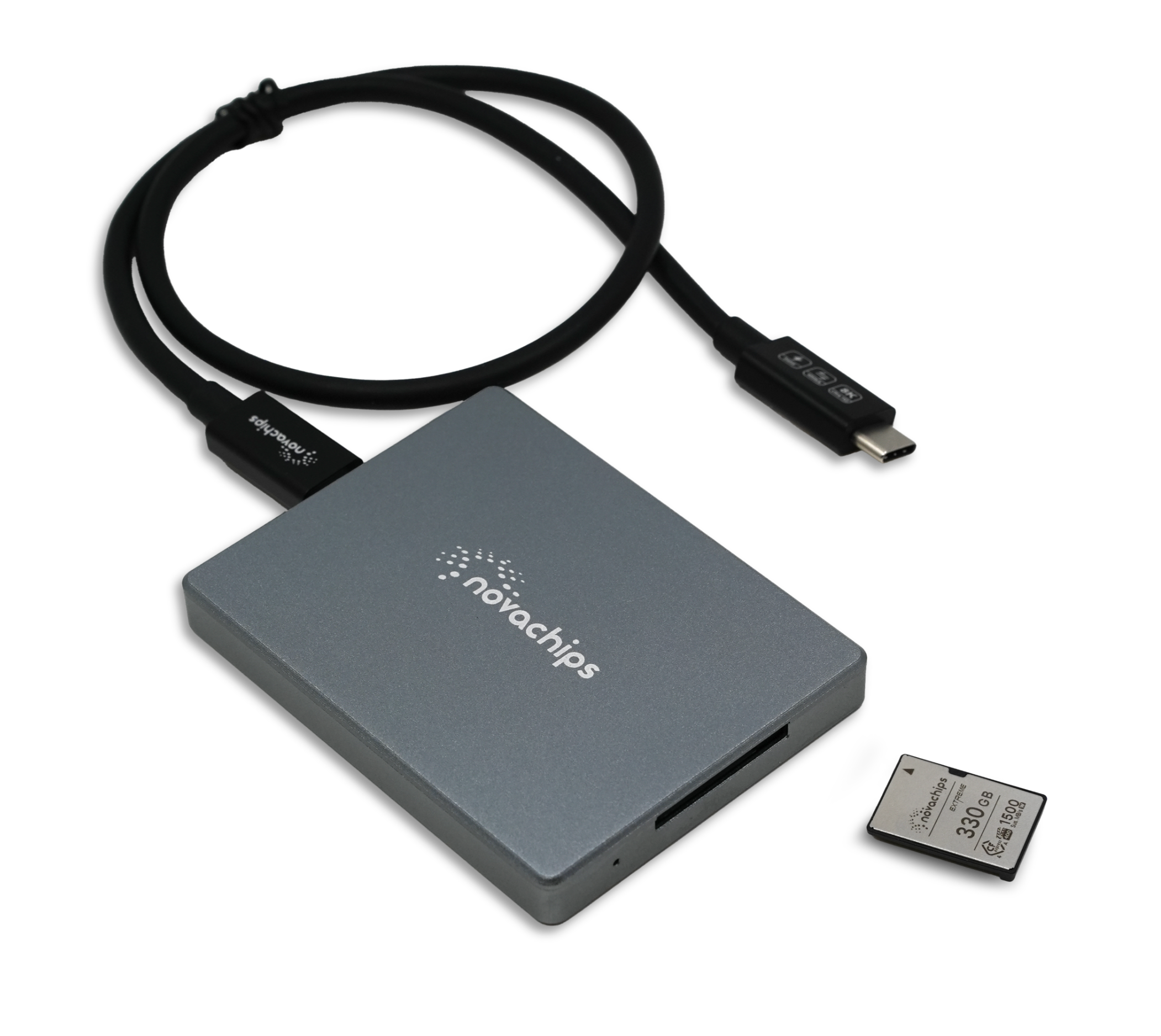 novachips USB-C Type A Card Reader