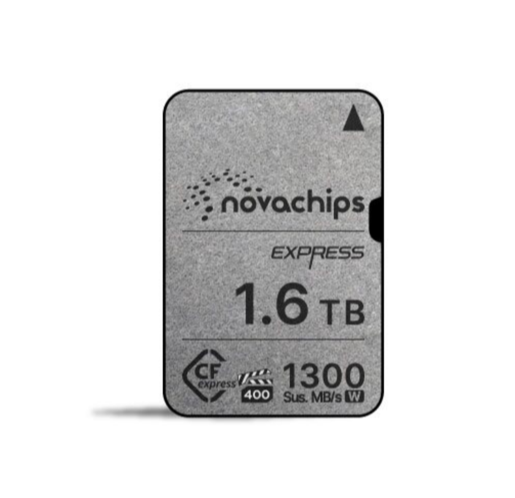 novachips 1.6TB CFexpress 4.0 Type A Memory Card