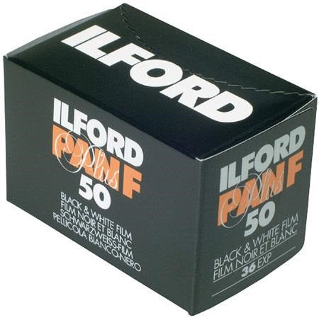 Ilford Pan F Plus Black and White Negative Film (35mm Roll Film, 36 Exposures)