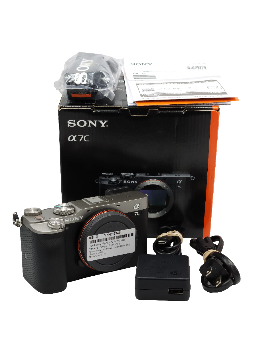 Used Sony Alpha a7C Mirrorless Camera (Silver) - Body Only