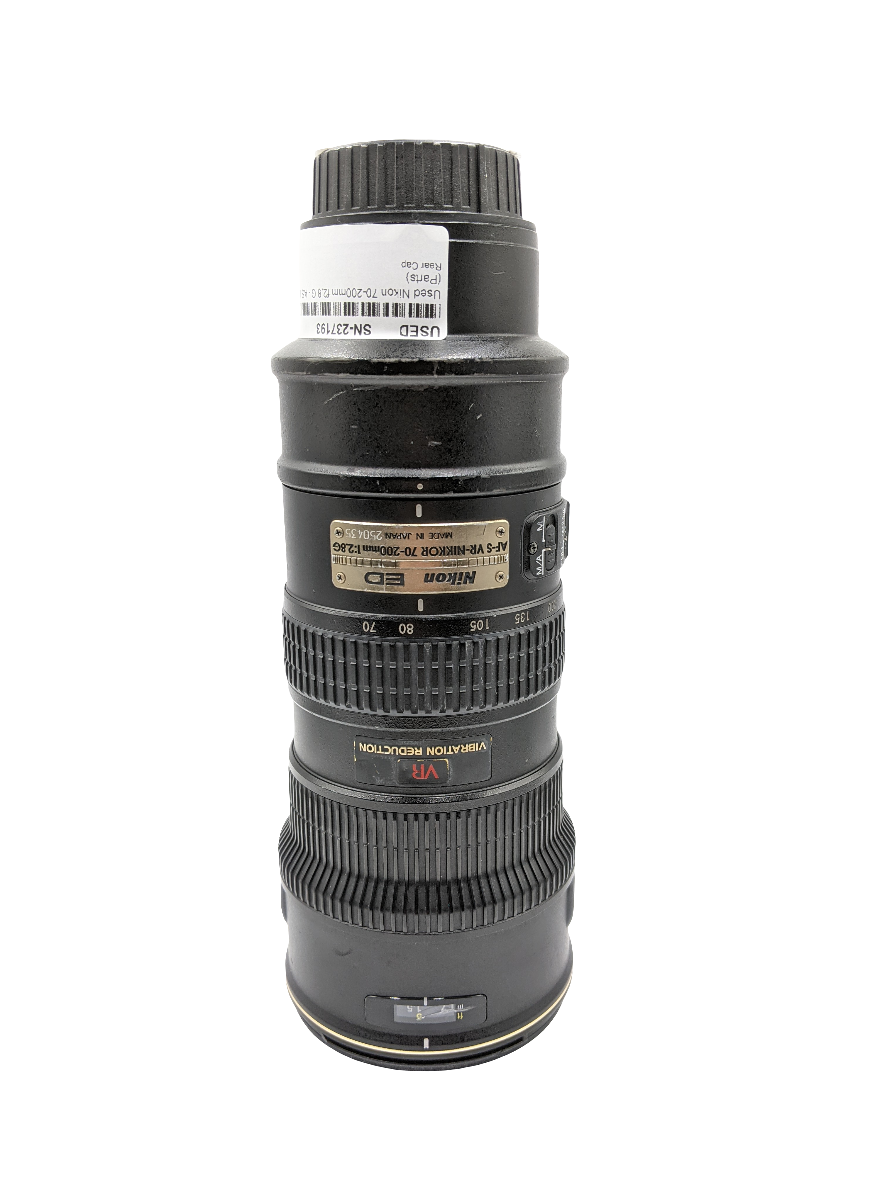 Used Nikon 70-200mm f2.8 G - AS IS (Parts)