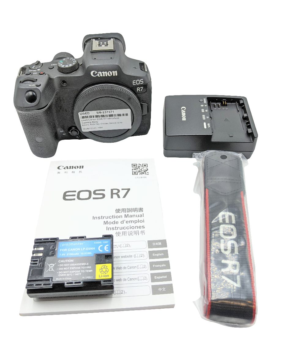 Used Canon EOS R7 Mirrorless Camera Body