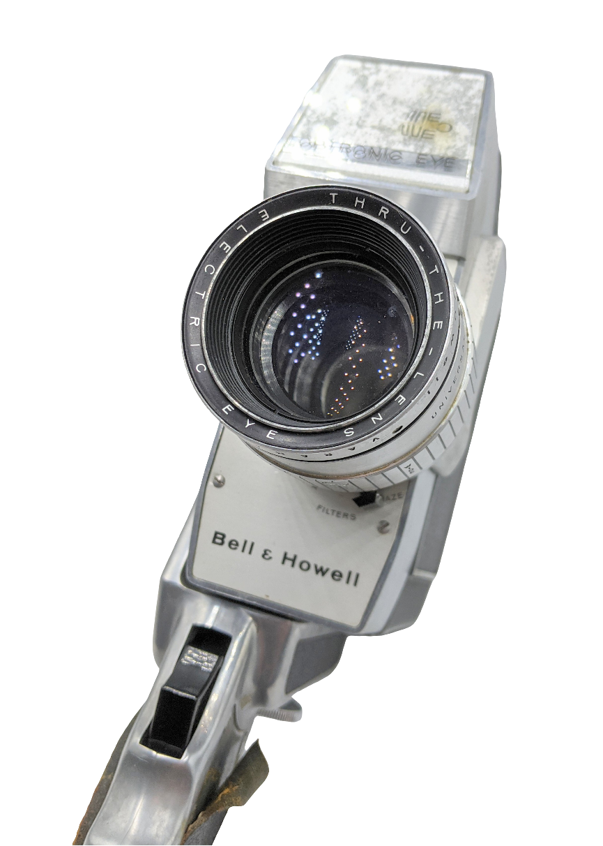 Used Vintage Bell & Howell Optronic Eye Autoload 8mm Duo Speed Zoomatic Movie Camera