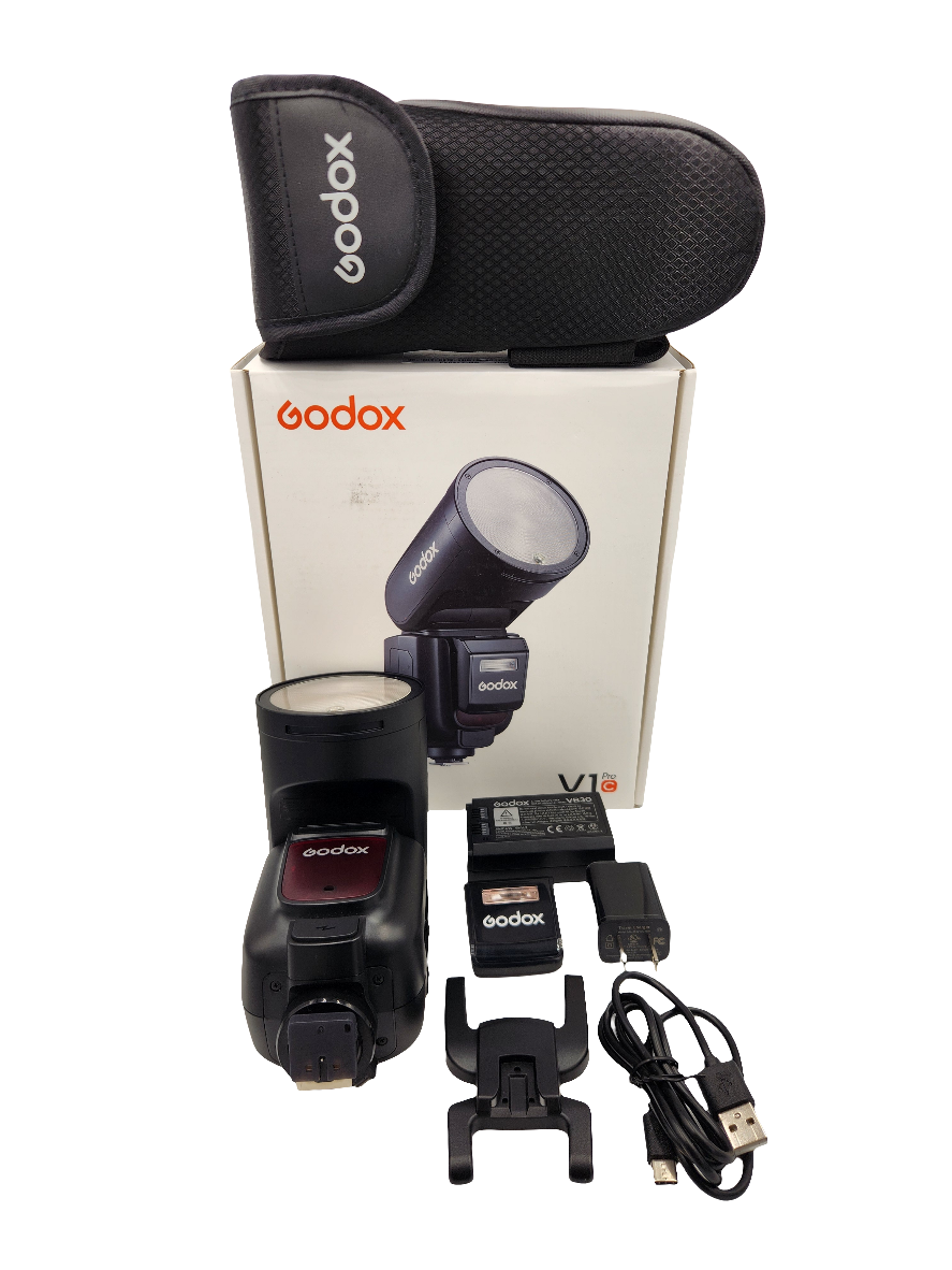 Used Godox V1Pro C Flash for Canon