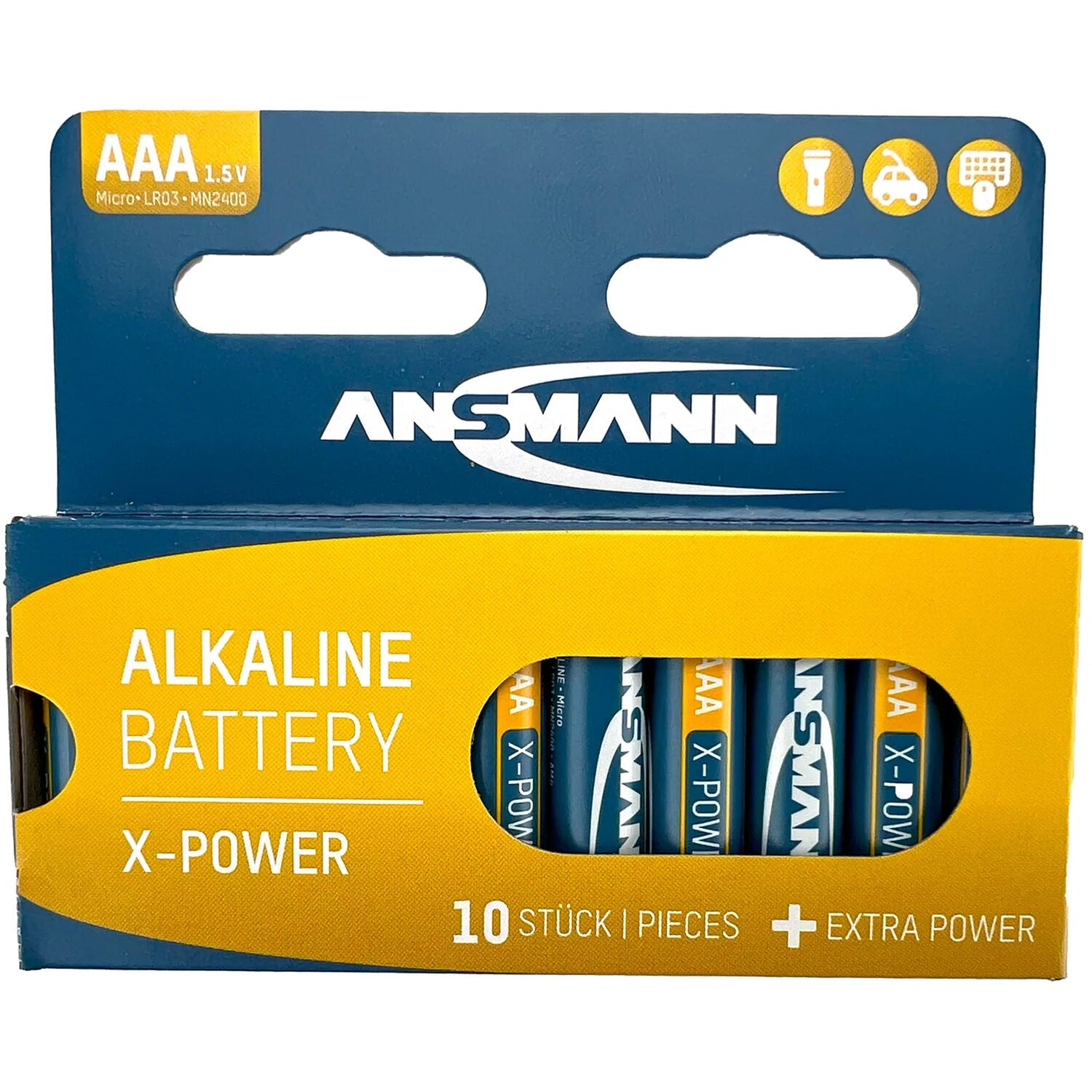 Ansmann X-Power AAA Alkaline Battery (10-Pack)