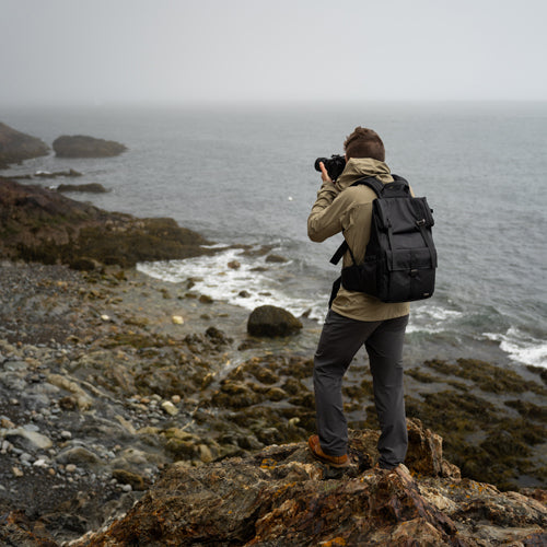 Jasper 2.0 Medium Rolltop Backpack (7.5 + 9 L Black)