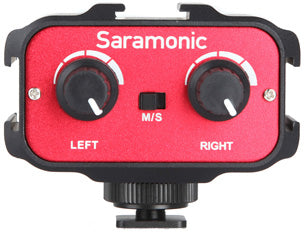 Saramonic SR-AX100 Passive 2-Channel Audio Adapter for DSLR Cameras