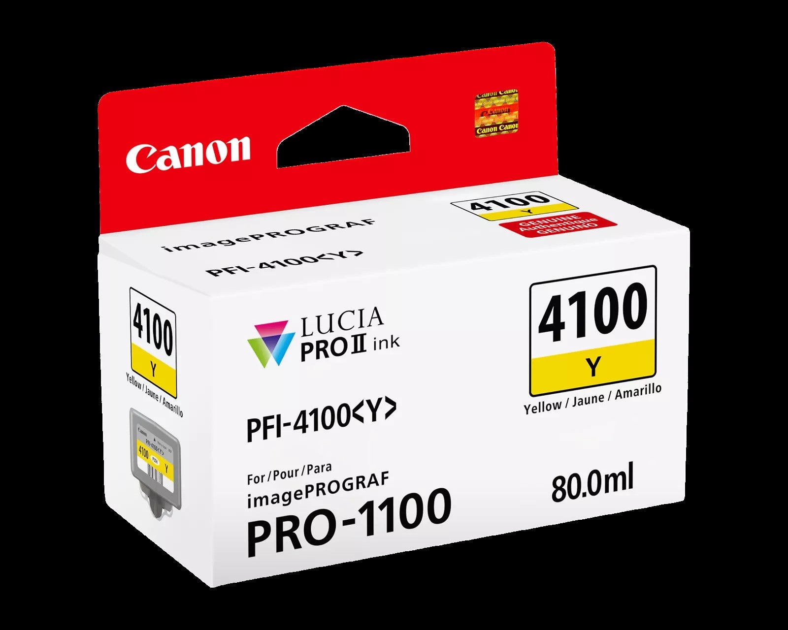 Canon PFI-4100 Yellow Pigment Ink Tank (80mL)