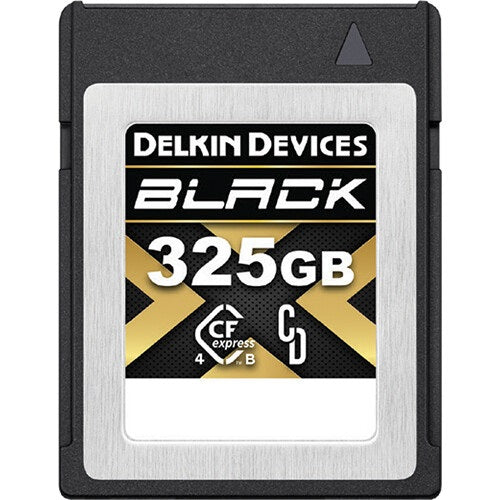 Delkin Devices 325GB BLACK 4.0 CFexpress Type B Memory Card