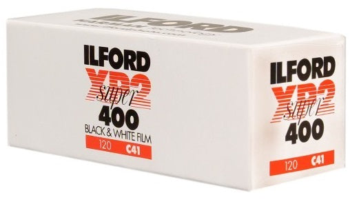 Ilford XP2 Super Black and White Negative Film (120 Roll Film)