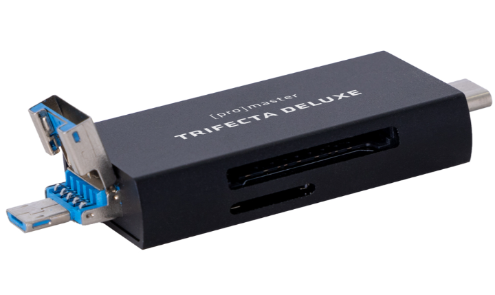 Trifecta Deluxe UHS-II Card Reader SD & Micro SD