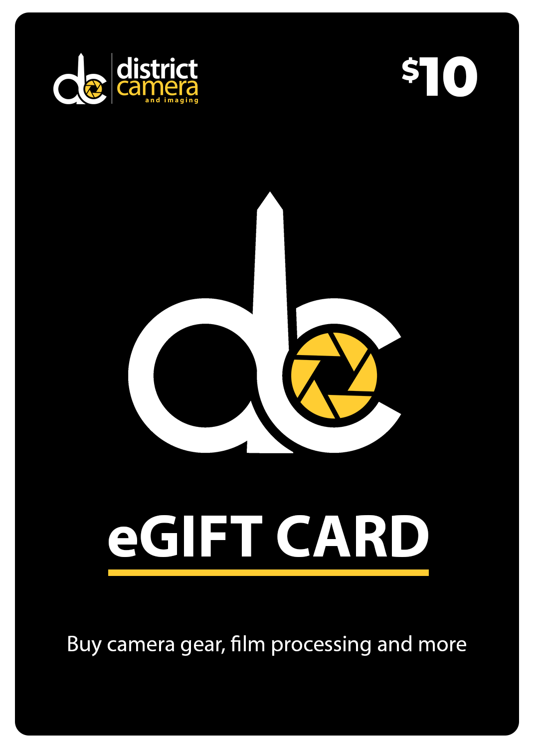 District Camera eGift Card (Email Delivery)