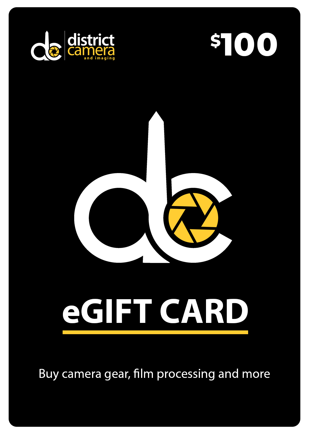 District Camera eGift Card (Email Delivery)