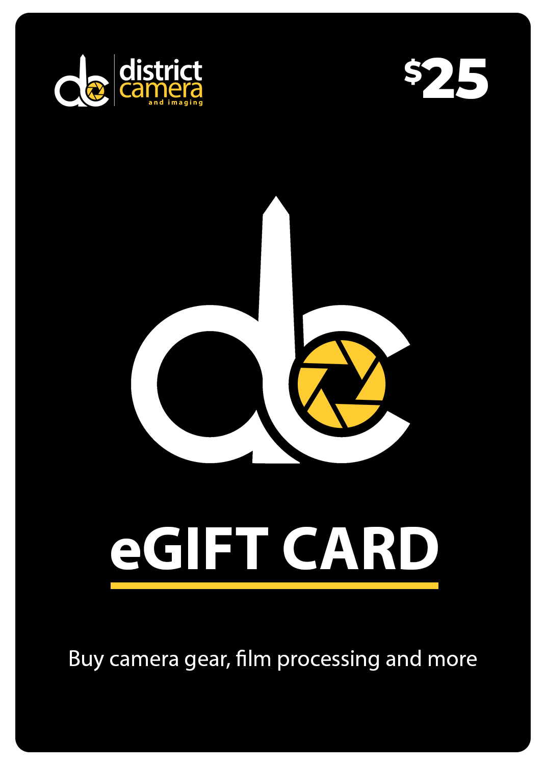 District Camera eGift Card (Email Delivery)