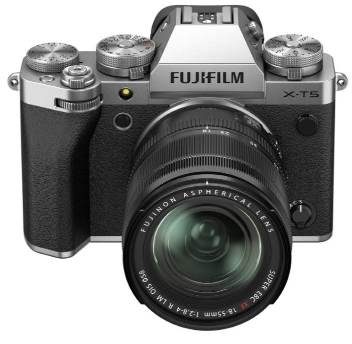 Fujifilm X-T5 Mirrorless Camera (Silver) with XF 18-55mm F2.8-4 Lens