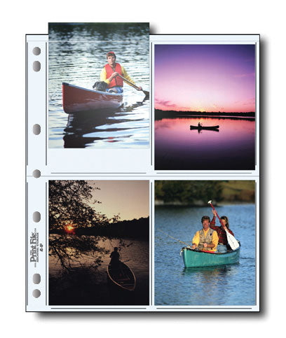 PRINTFILE 45-8P 25PK 4X5 NEG PAGES