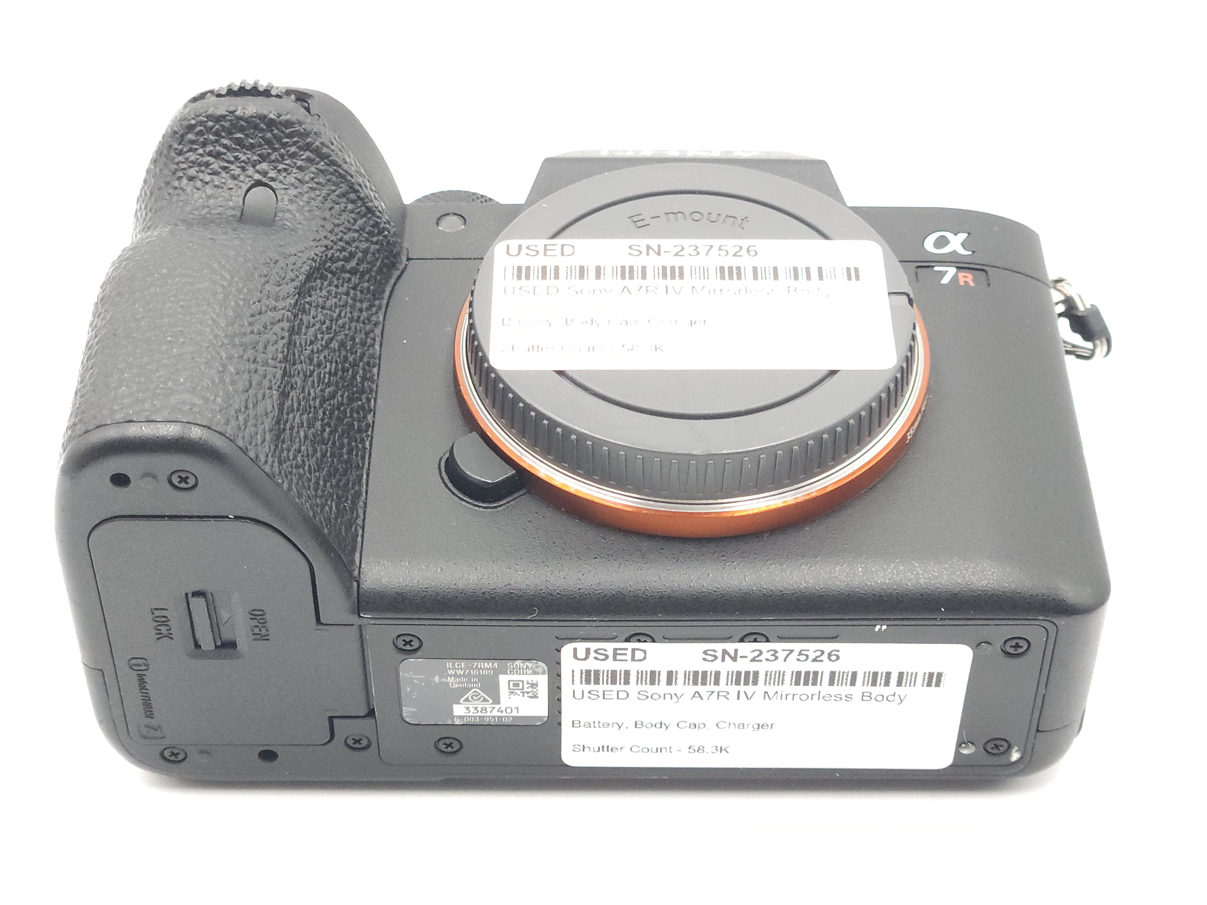 USED Sony A7R IV Mirrorless Body